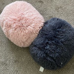 two fluffy pillows!